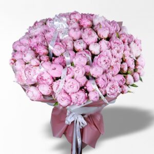 101 Premimum Peony Bouquet