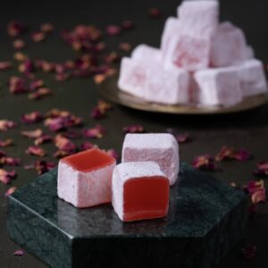 Turkish Delight with Rose, Gum, Orange